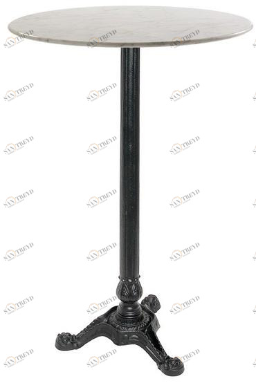 Vela Arredamenti Высокий стол из чугуна по контракту Babis Babis-3-ff 