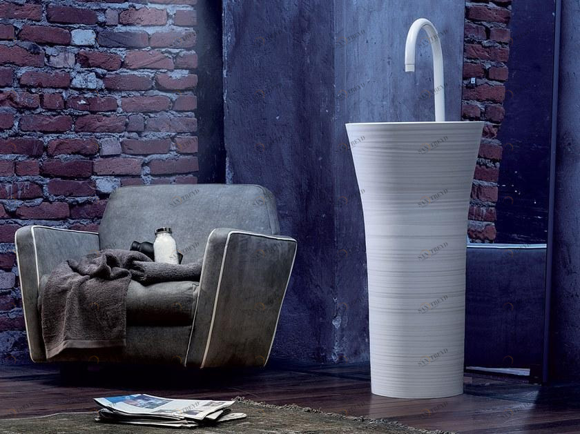 FALPER Отдельностоящий ротондо Lavabo из ceramilux® Handmade sun-id-1373818