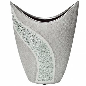 Ваза белая керамическая 25 см GARDA DECOR - 045472 Белый