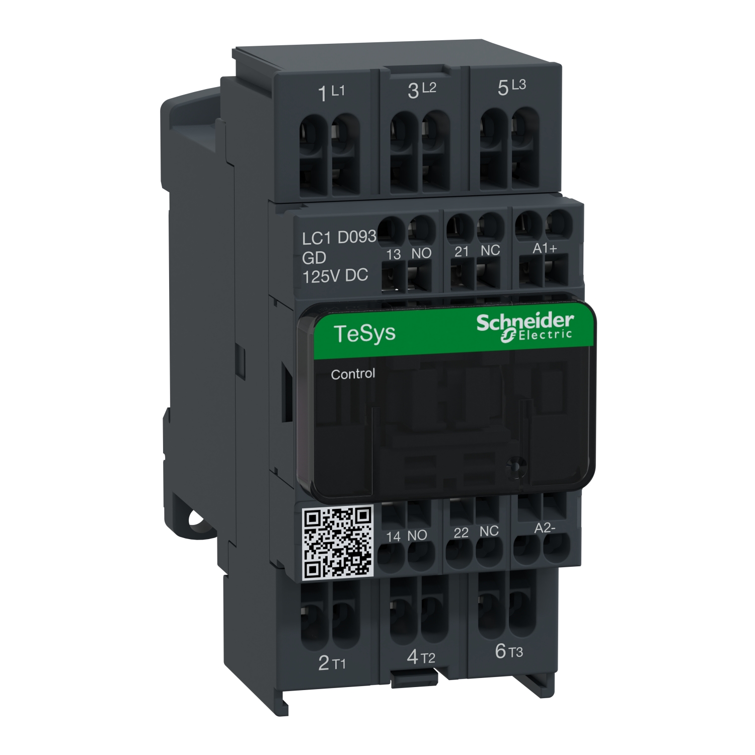 LC1D093GD Контактор LC1D 3P 9А 440/125В DC 4кВт Schneider Electric TeSys 