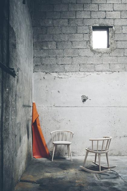 Billiani Кресло-качалка из бука W. 608 - Вид №3