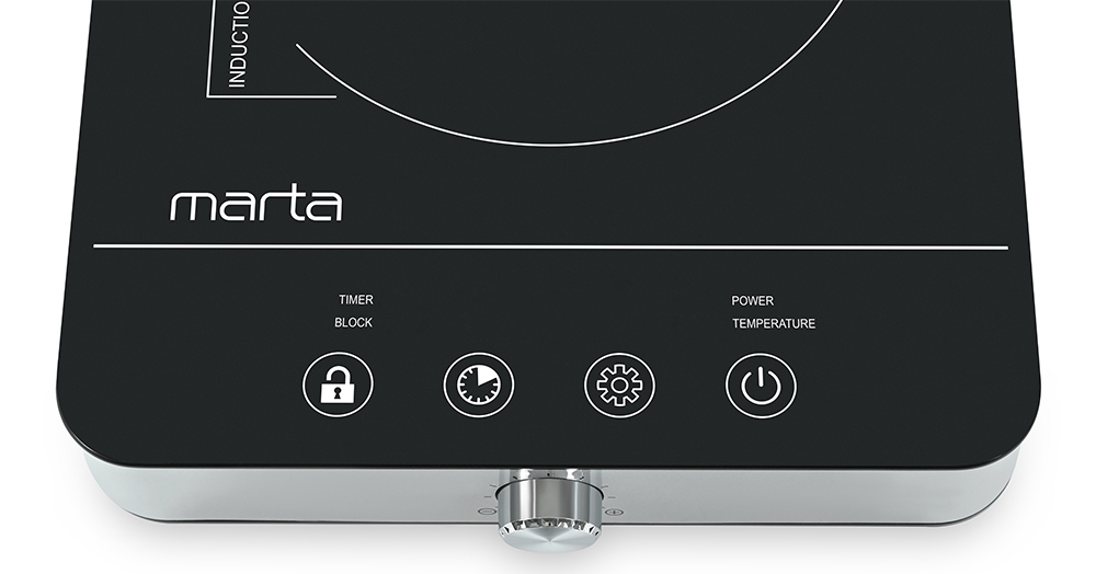 5333450 Плита компактная электрическая MARTA MT-4211 черный STDN-0123202 - Вид №2