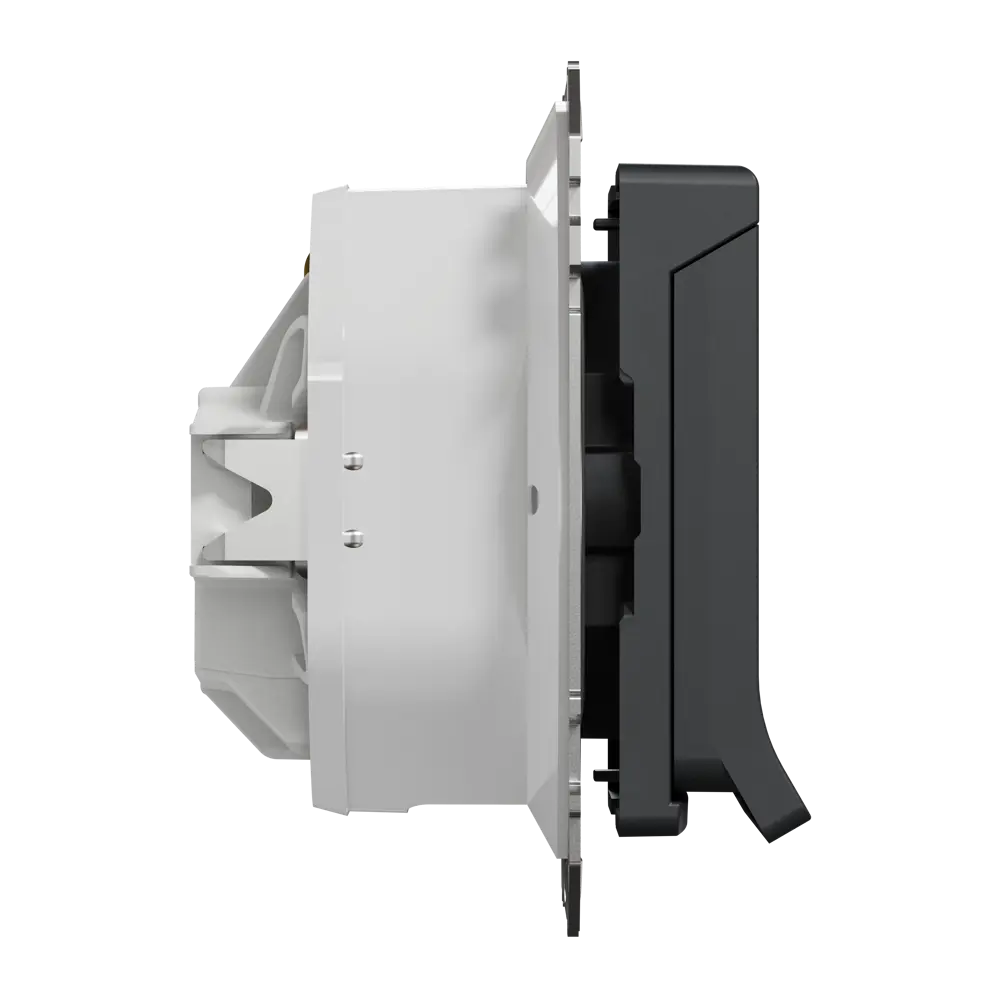 Розетка встраиваемая влагозащищенная Systeme Electric Sedna Design с крышкой IP44, цвет антрацит 84794308 STLM-2045941 - Вид №3