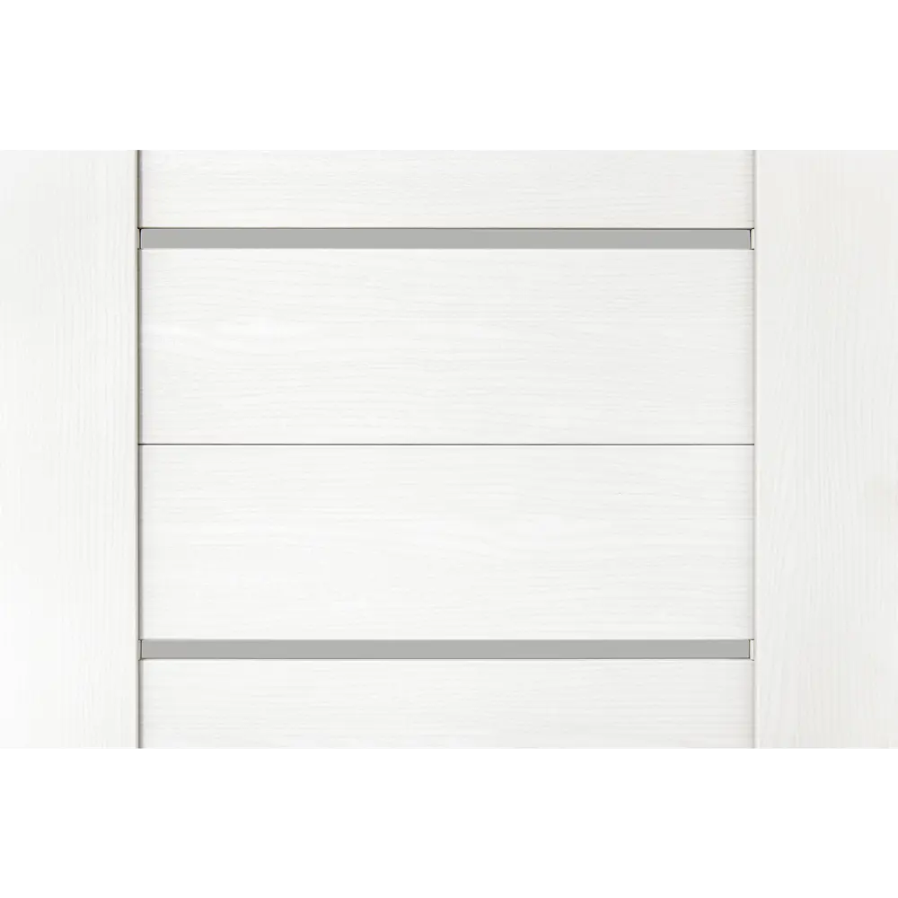 Дверь межкомнатная со стеклом Аккорд 60x200 см Hardflex цвет светло-серый с замком и петлями 89407901 STLM-2177511 PORTIKA  - Вид №2