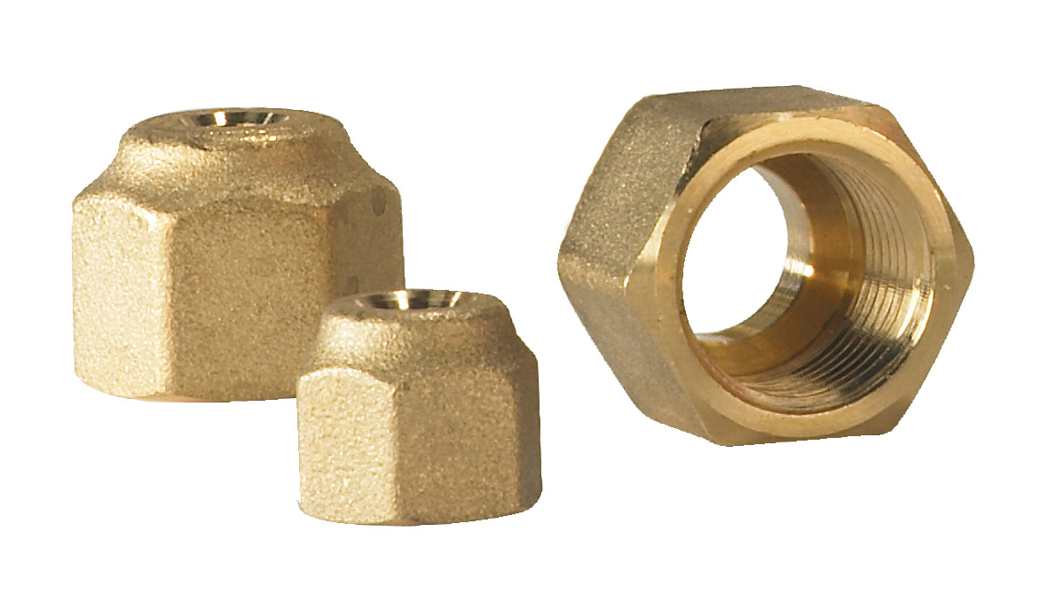 Danfoss Гайки и адаптеры для клапанов T2/TE2 и клапанов TE 5 - 55 NS 4-4 Гайка 011L1101  - Вид №2