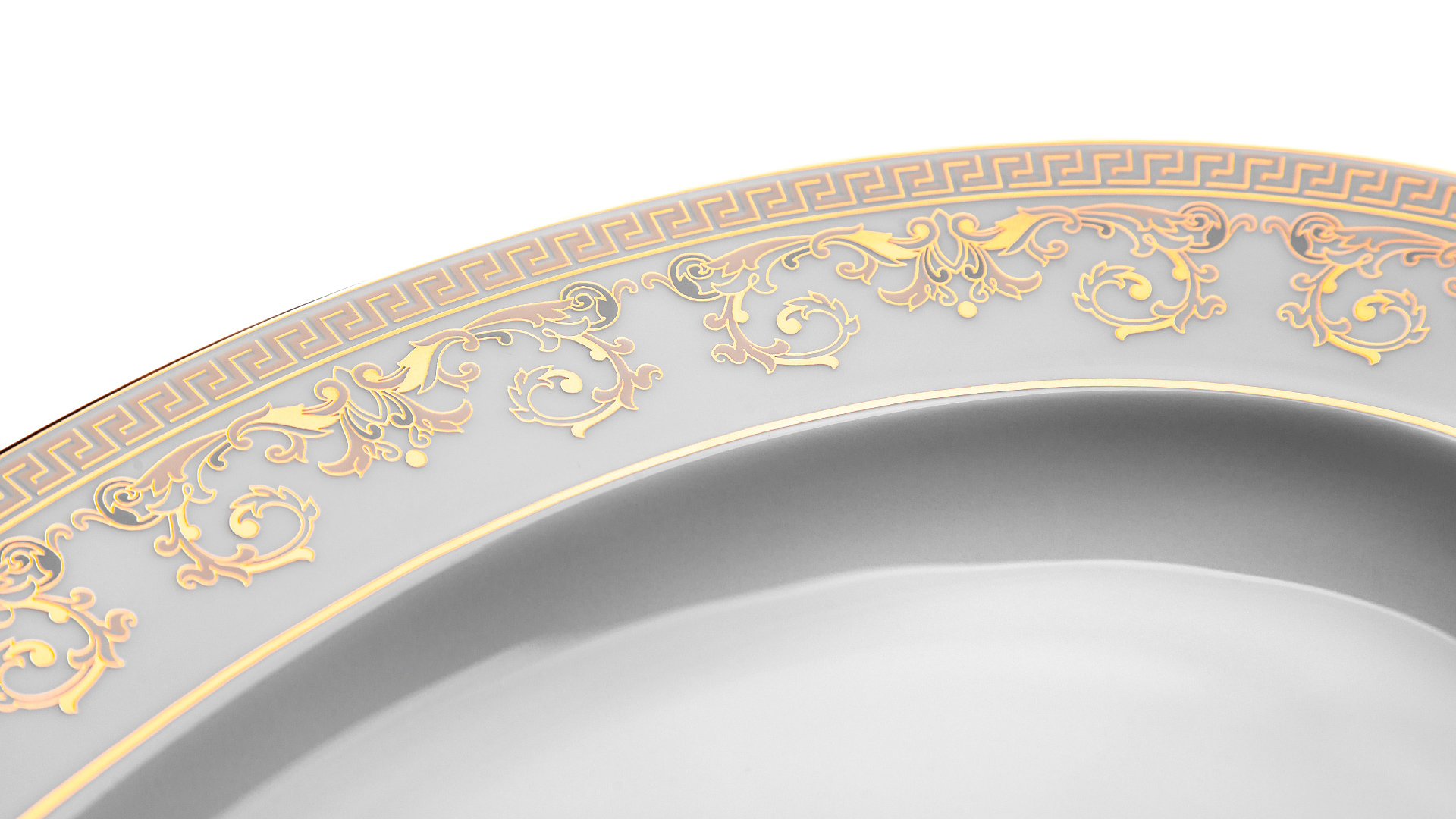 10562890 Rosenthal Versace Блюдо овальное Rosenthal Versace Медуза Гала 34см, фарфор Фарфор  - Вид №1