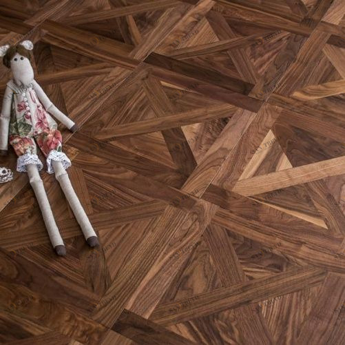 Модульный паркет Coswick Шато Американский Орех американский Селект (Гладкая) 431х431 мм 13951601