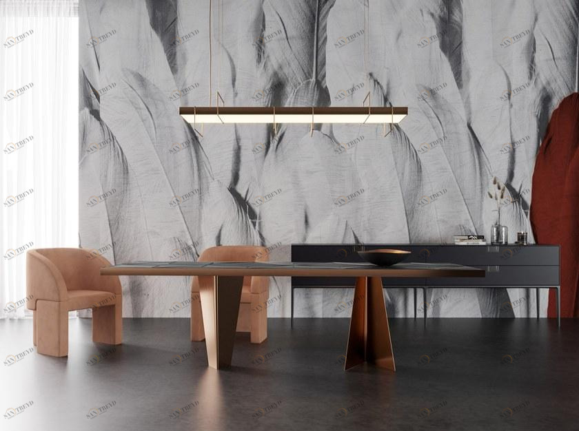 Zambaiti Contract Противопожарная панель с 3d цифровой печатью Eterea Z42668, z42669 Santreyd