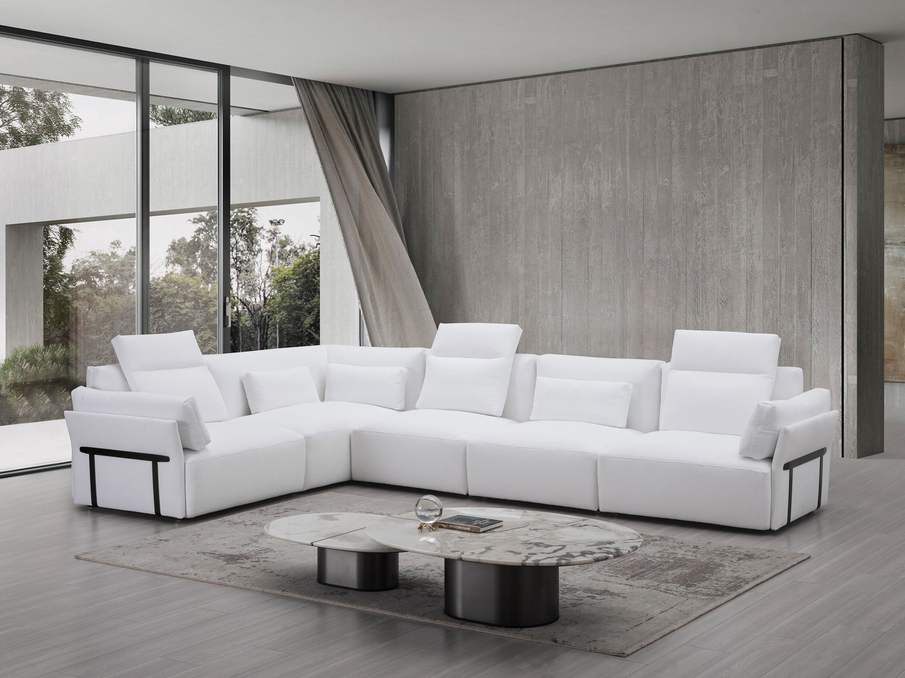 Модульный угловой диван из ткани CAMPO DE' FIORI Живерни ARCH-00028095 - Вид №5