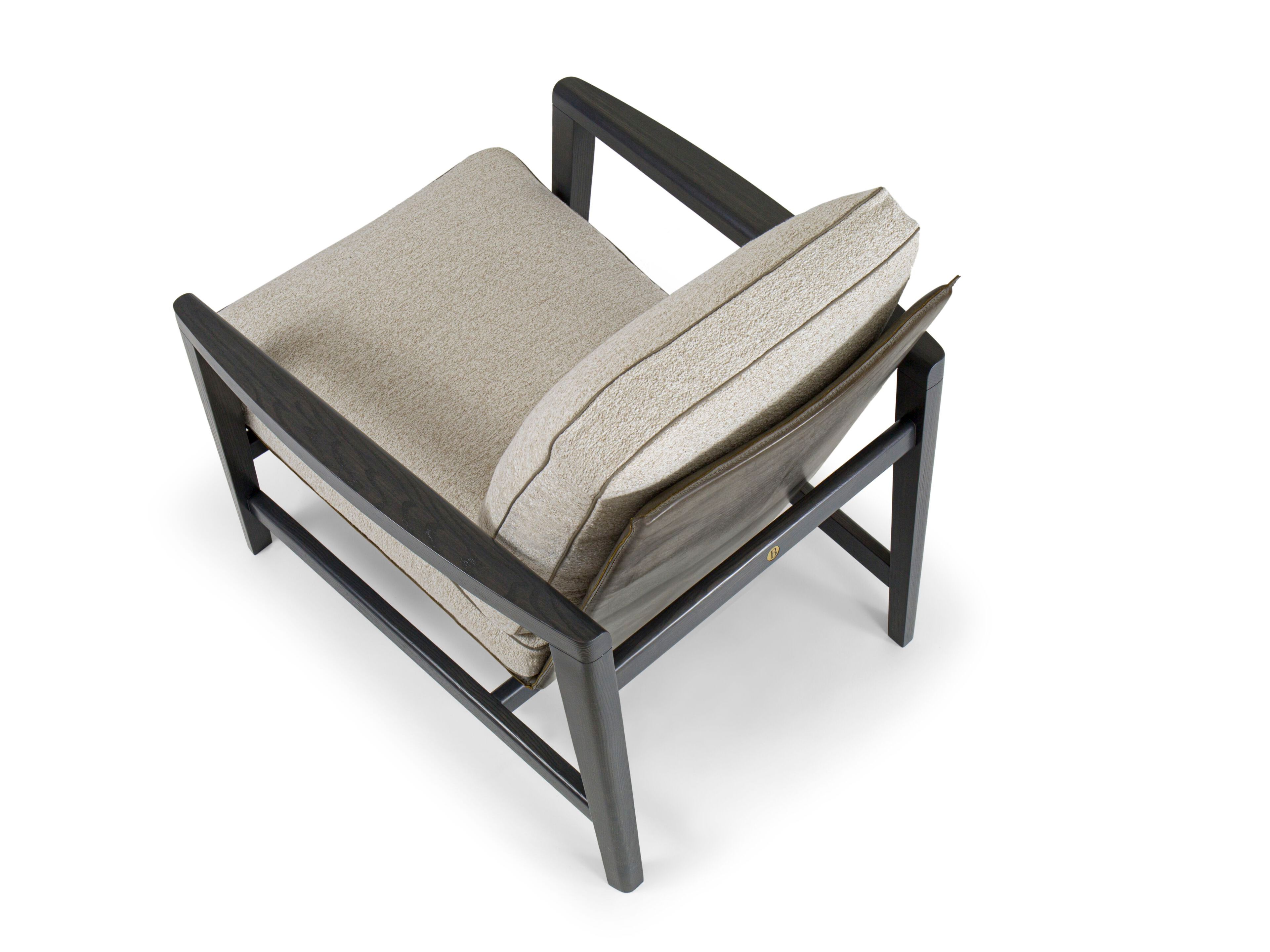 Тканевое кресло с подлокотниками Borzalino SEAN ARCH-00076974 - Вид №3