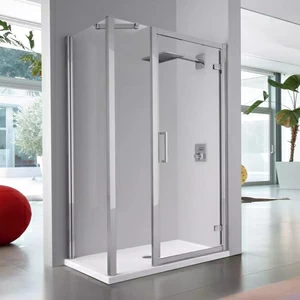 Душевой уголок 150x90 KUADRA G+1F+F Novellini KUADRA