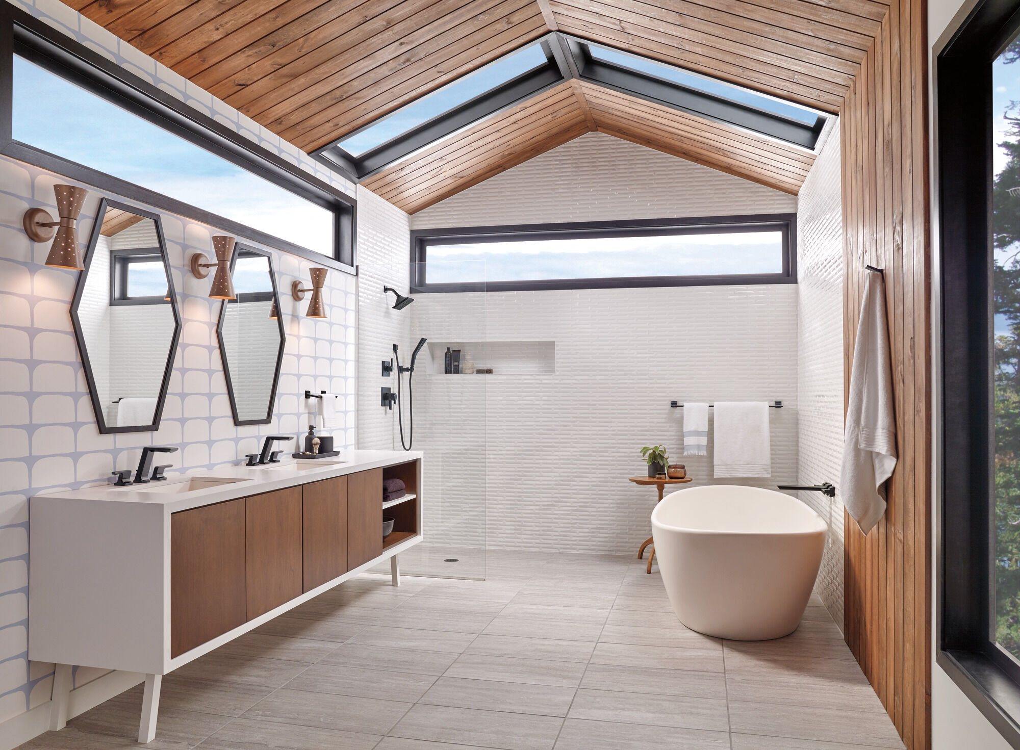 79908-BL 8-дюймовый мини-полотенцесушитель Delta Faucet Pivotal Матовый черный  - Вид №2