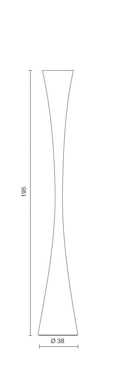 Напольная лампа из полиэтилена Martinelli Luce BICONICA POL ARCH-00047933 - Вид №14