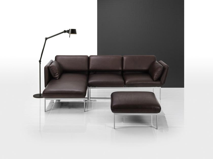 brühl Угловой диван из кожи с шезлонгом Roro sun-id-1374784 - Вид №3