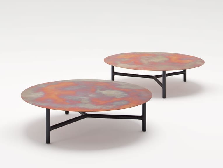 Круглый низкий журнальный столик Paola Lenti Nesso ARCH-00080077