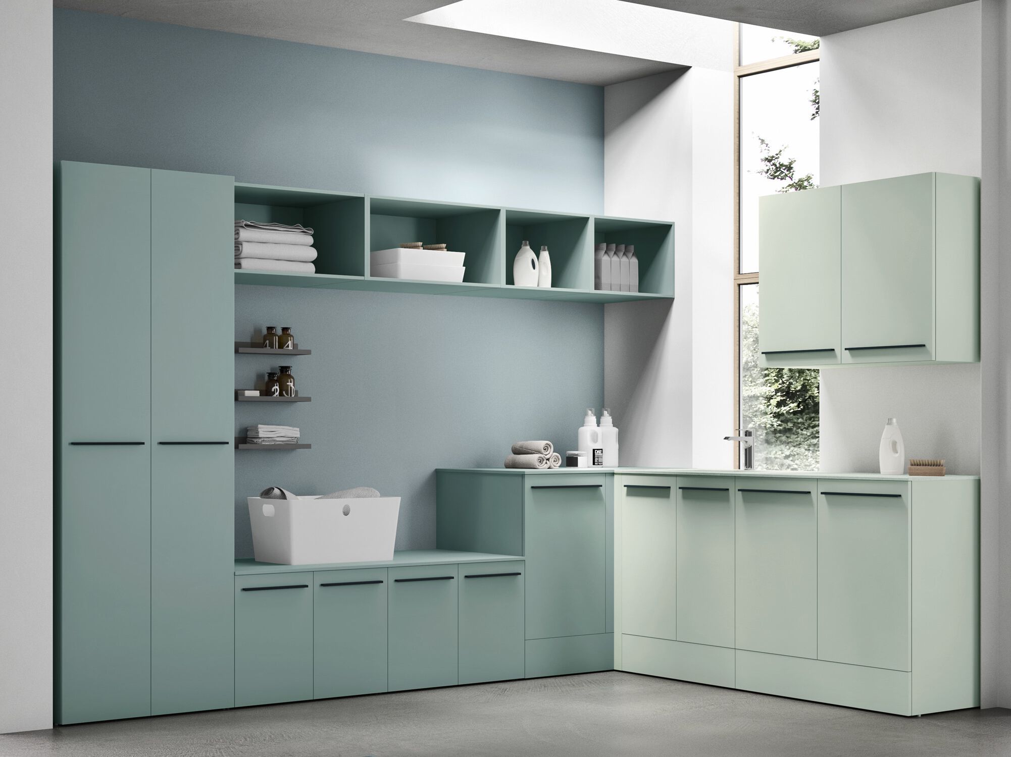 Деревянный шкаф для белья с распашными дверцами Gruppo Geromin магазин ARCH-00057344