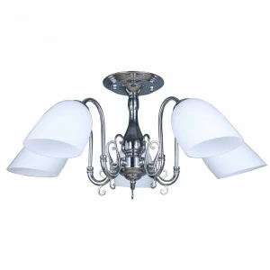 Потолочная люстра Omnilux Leonessa OML-29107-05 OMNILUX LEONESSA 336884 Белый;хром