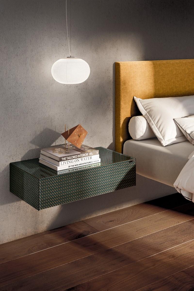 Lago Подвесная тумбочка из стекла Materia sun-id-1447408 - Вид №3