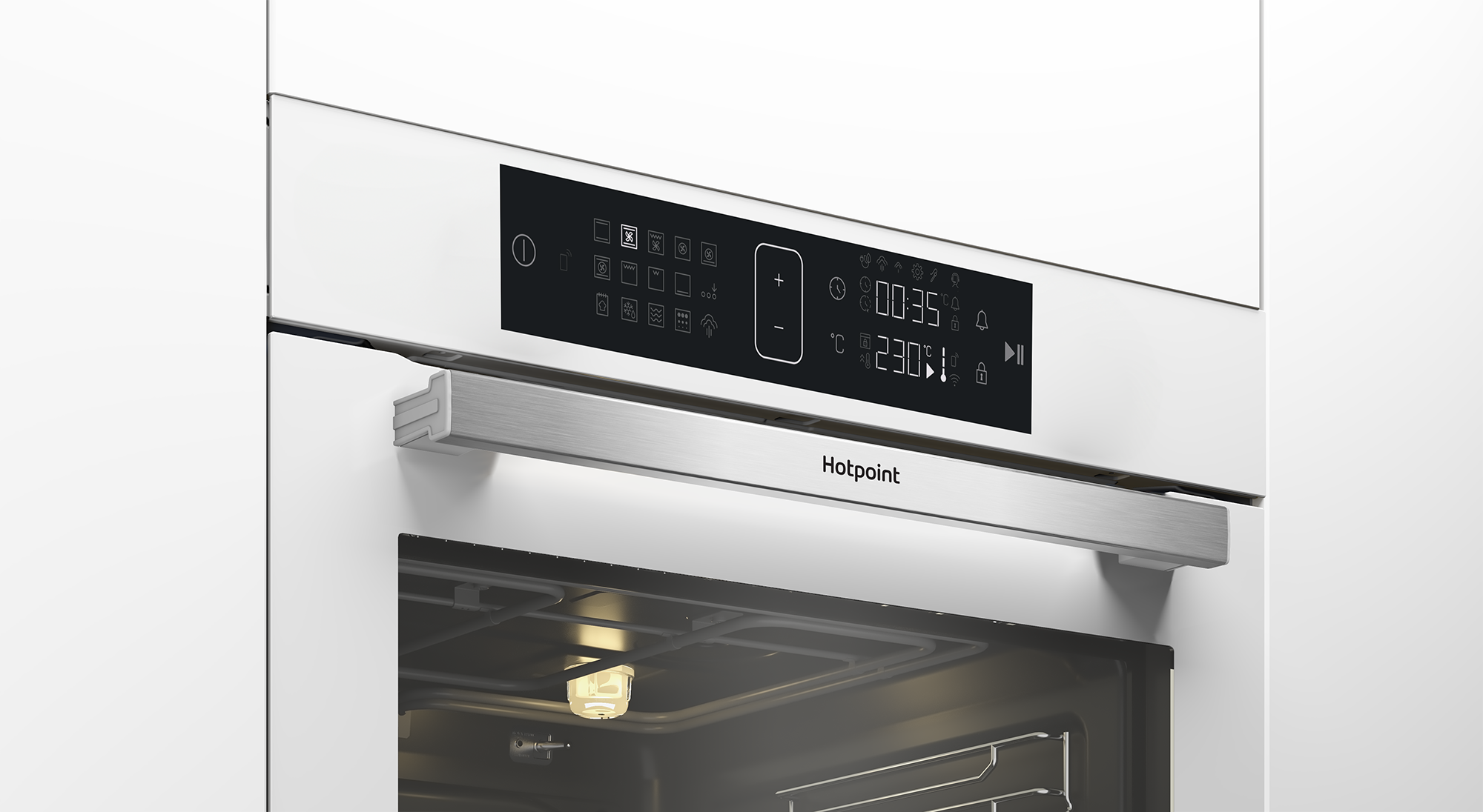 9106626 Электрический духовой шкаф Hotpoint FE8 1351 SH WHG белый STDN-0062974 - Вид №3