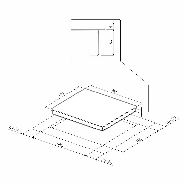 1319599 Индукционная варочная поверхность Graude IK 60.0 KEL STDN-0078397 - Вид №4