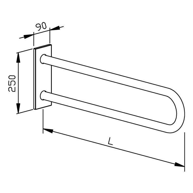 BF611 Опорная рейка WAGNER_EWAR BARRIER-FREE LIVING Wagner Ewar  - Вид №1