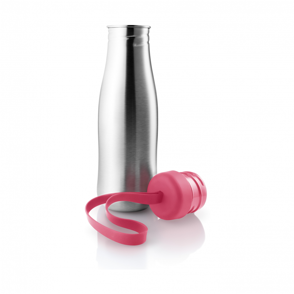 EVA SOLO 505023 Бутылка для воды Active, 700 мл, розовая Cиликон, нержавеющая сталь  - Вид №1