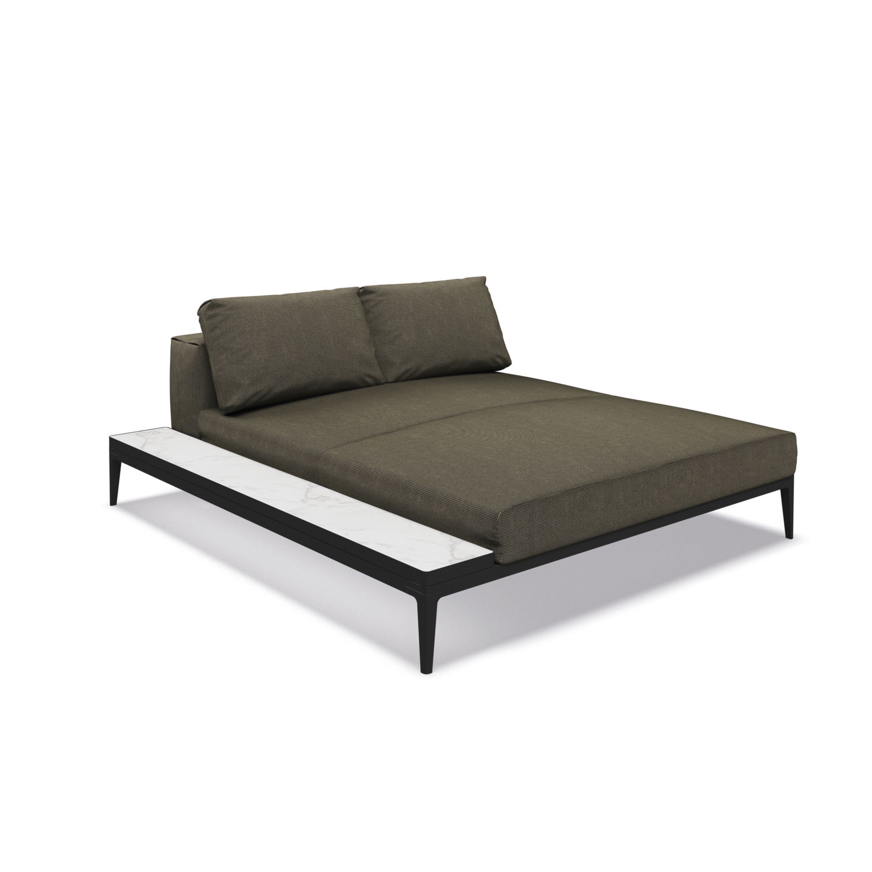 Тканевый угловой модульный садовый диван Gloster сетка ARCH-00114712 - Вид №86