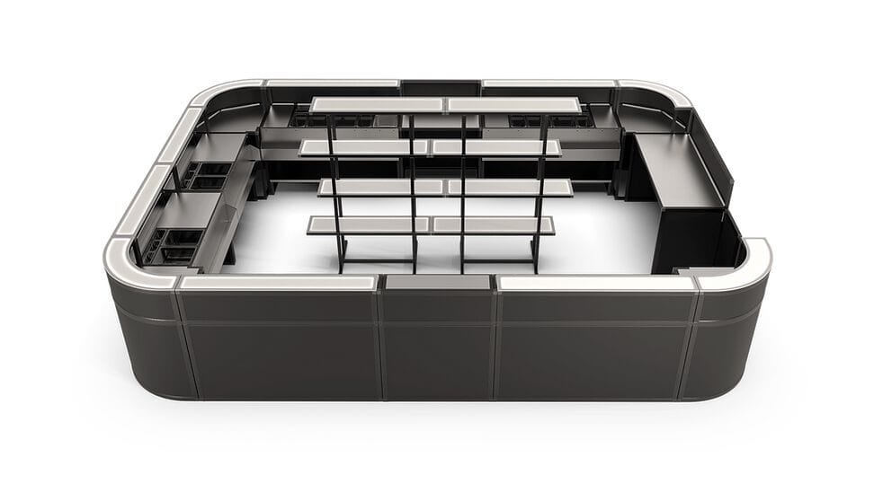 Секционная барная стойка Station Deus® Set-Up ARCH-00067936 - Вид №1