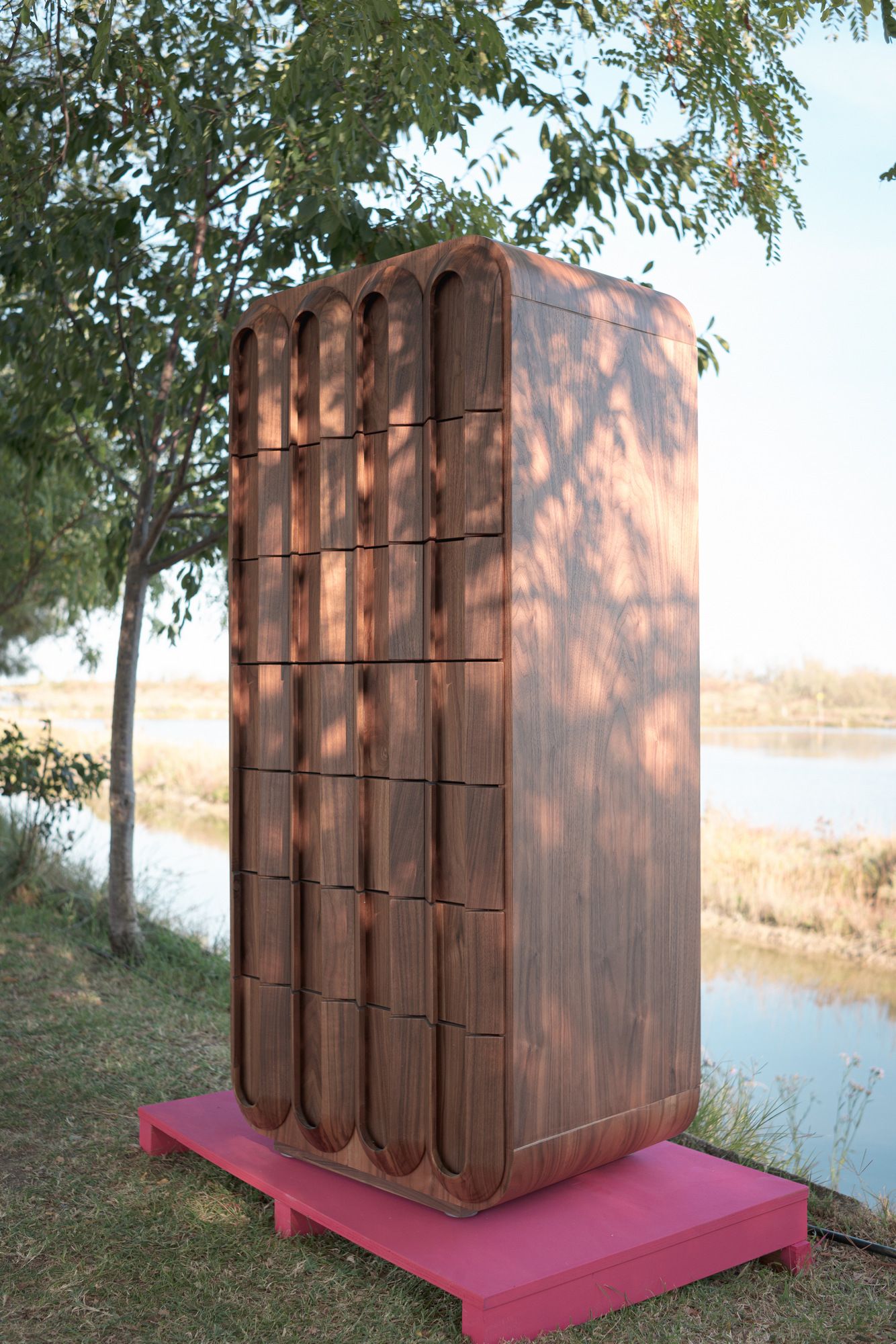 Еженедельник из массива дерева со встроенными ручками Medulum аркады ARCH-00145121 - Вид №3