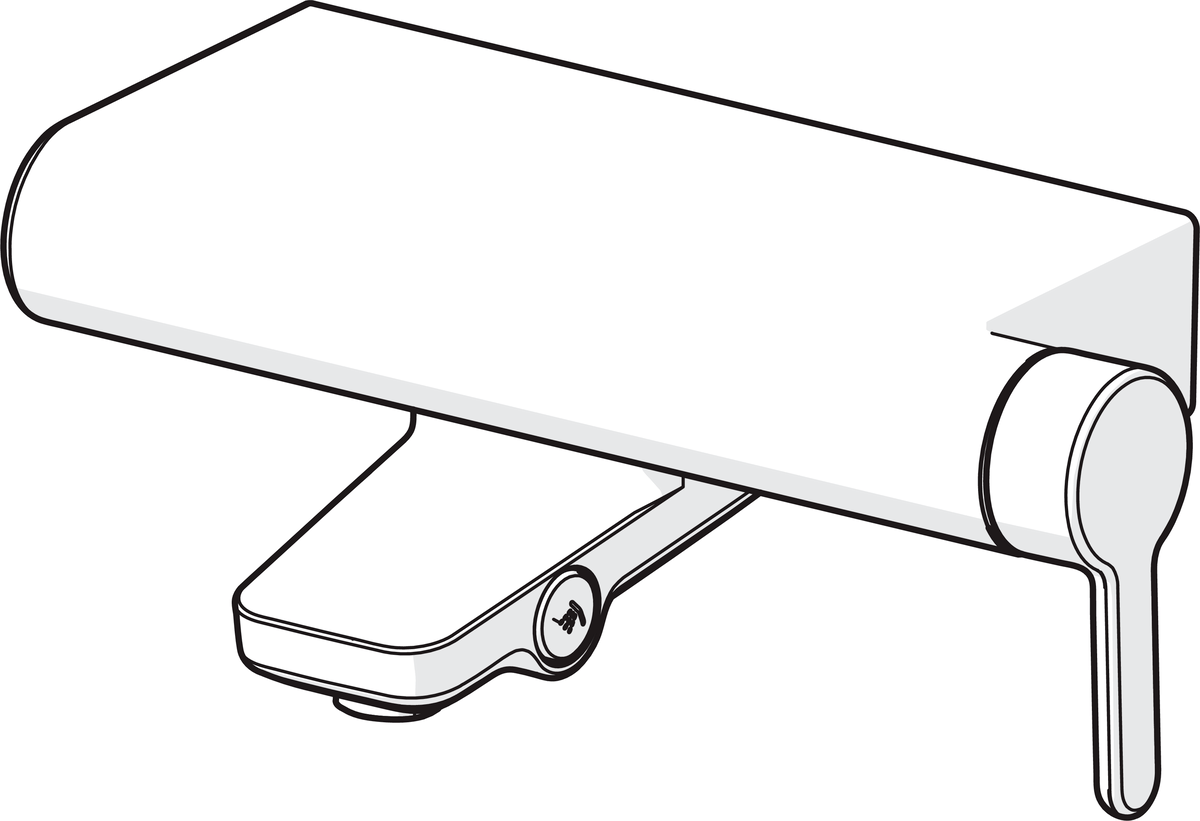 Oras 3040U Cмеситель для ванны и душа 3040U Inspera Хром  - Вид №2