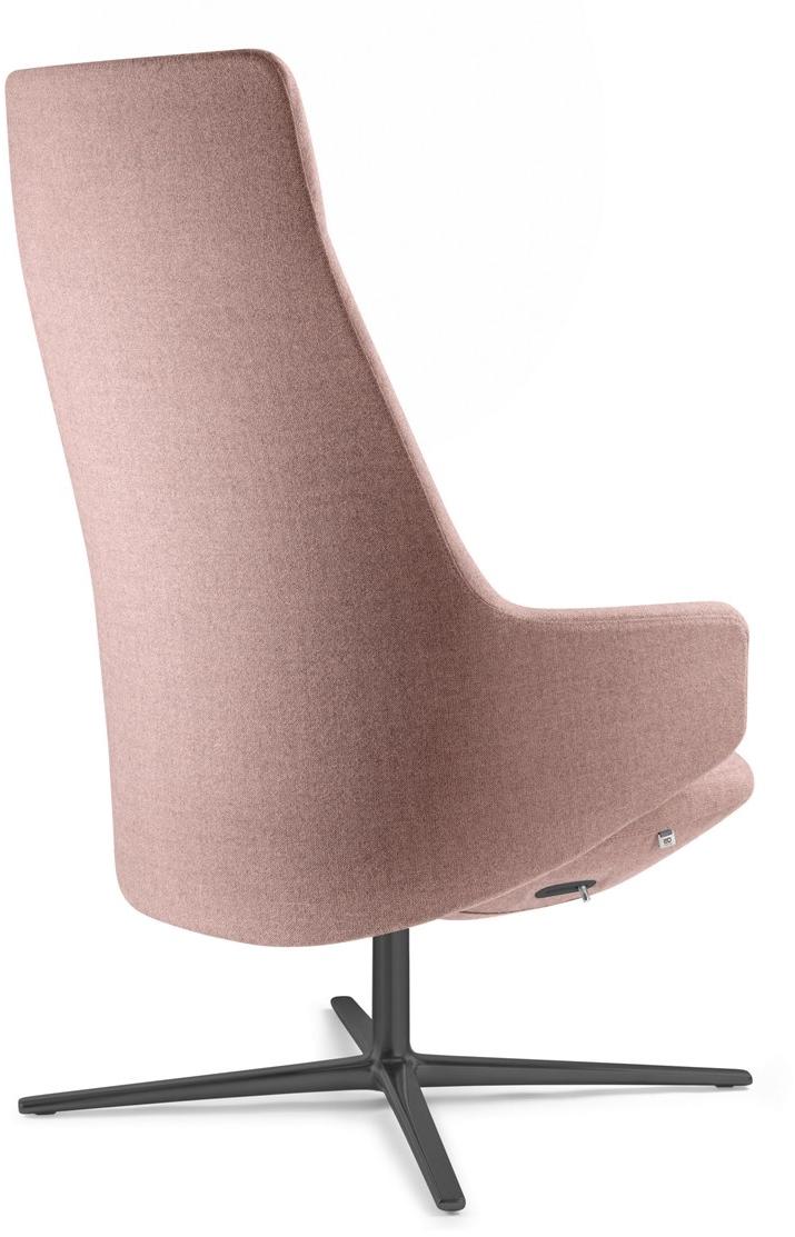 LD Seating Кресло для руководителя из ткани с подлокотниками Melody lounge Xl br-sys, f27-n6 - Вид №6