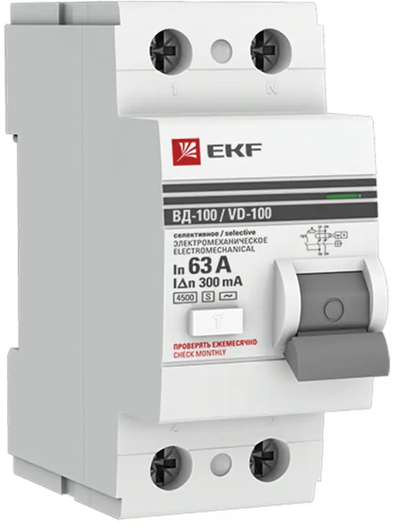 УЗО EKF PROxima — защита электросети для дома и офиса 84405880