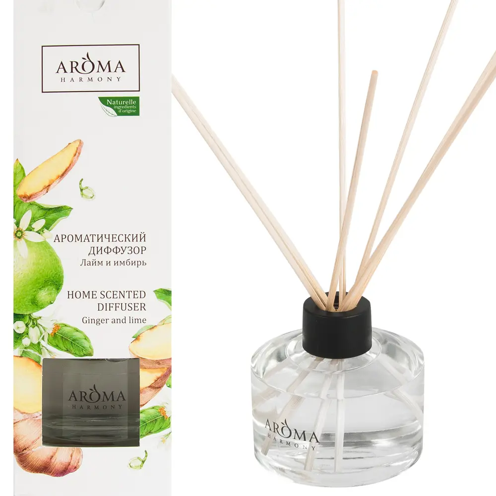 Диффузор аромат лайм и имбирь 100 мл 82429347 STLM-2078420 AROMA HARMONY 