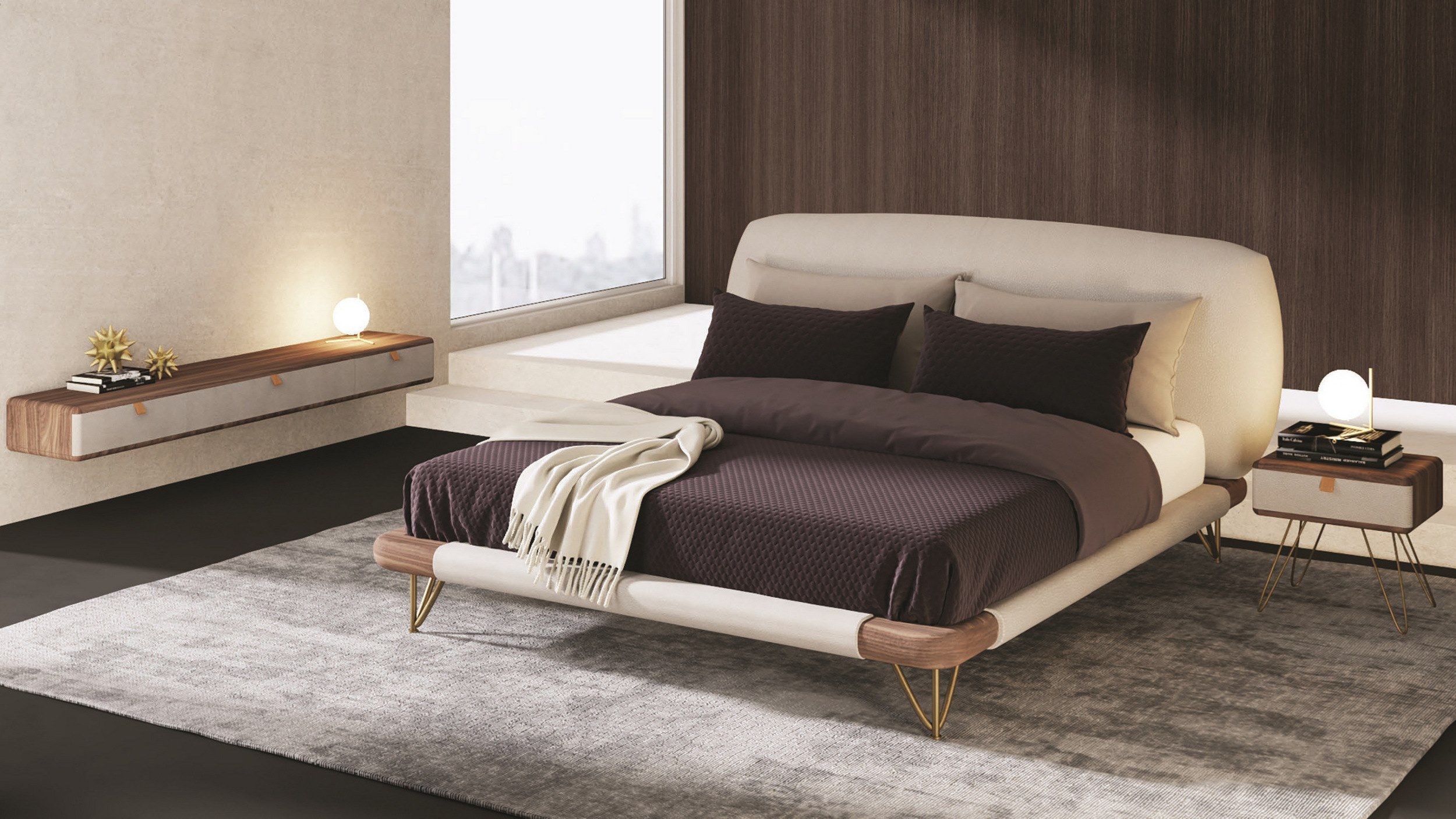 Деревянная подвесная прямоугольная консоль CASA +39 ENCORE Italia ARCH-00127816 - Вид №2