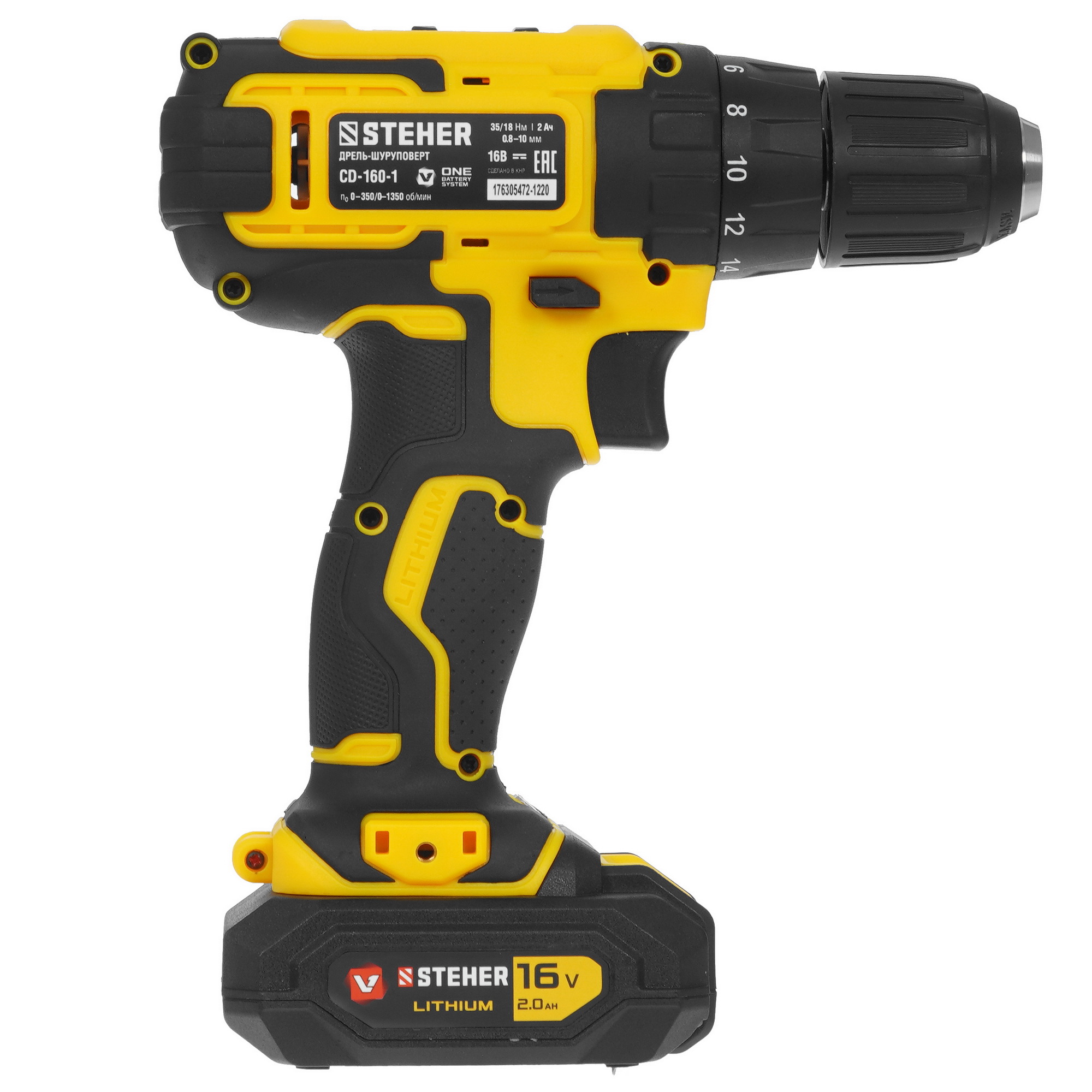 Дрель-шуруповерт STEHER CD-160-1 9927690 STDN-0057218 - Вид №1