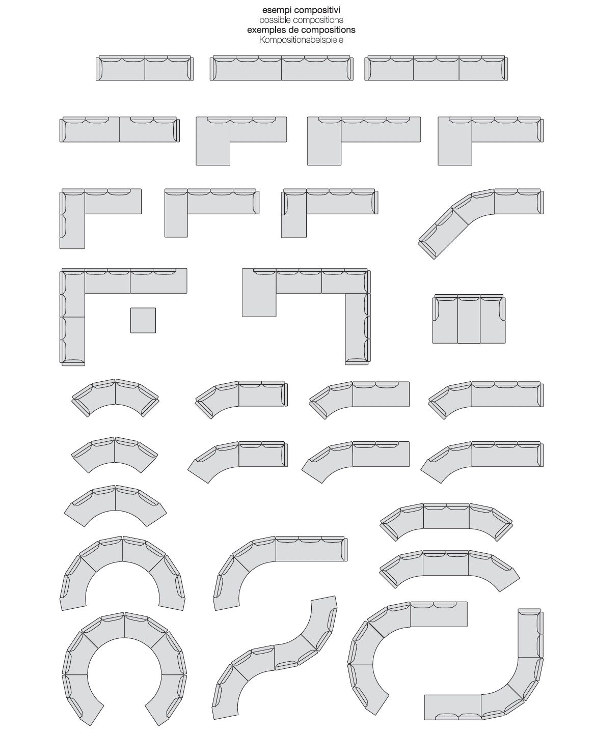 Диван Edra для интерьера ARCH-00090939 - Вид №8