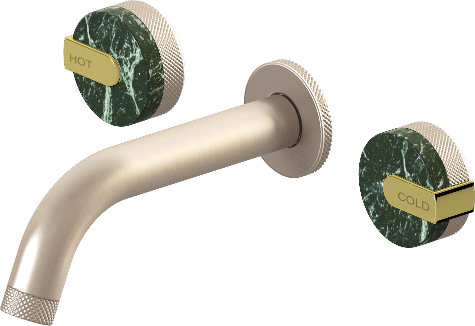 E-11530-R2MG-L1PB-SN Смеситель для умывальника из 19,1см носикем (внешняя часть) GRAFF MOD+