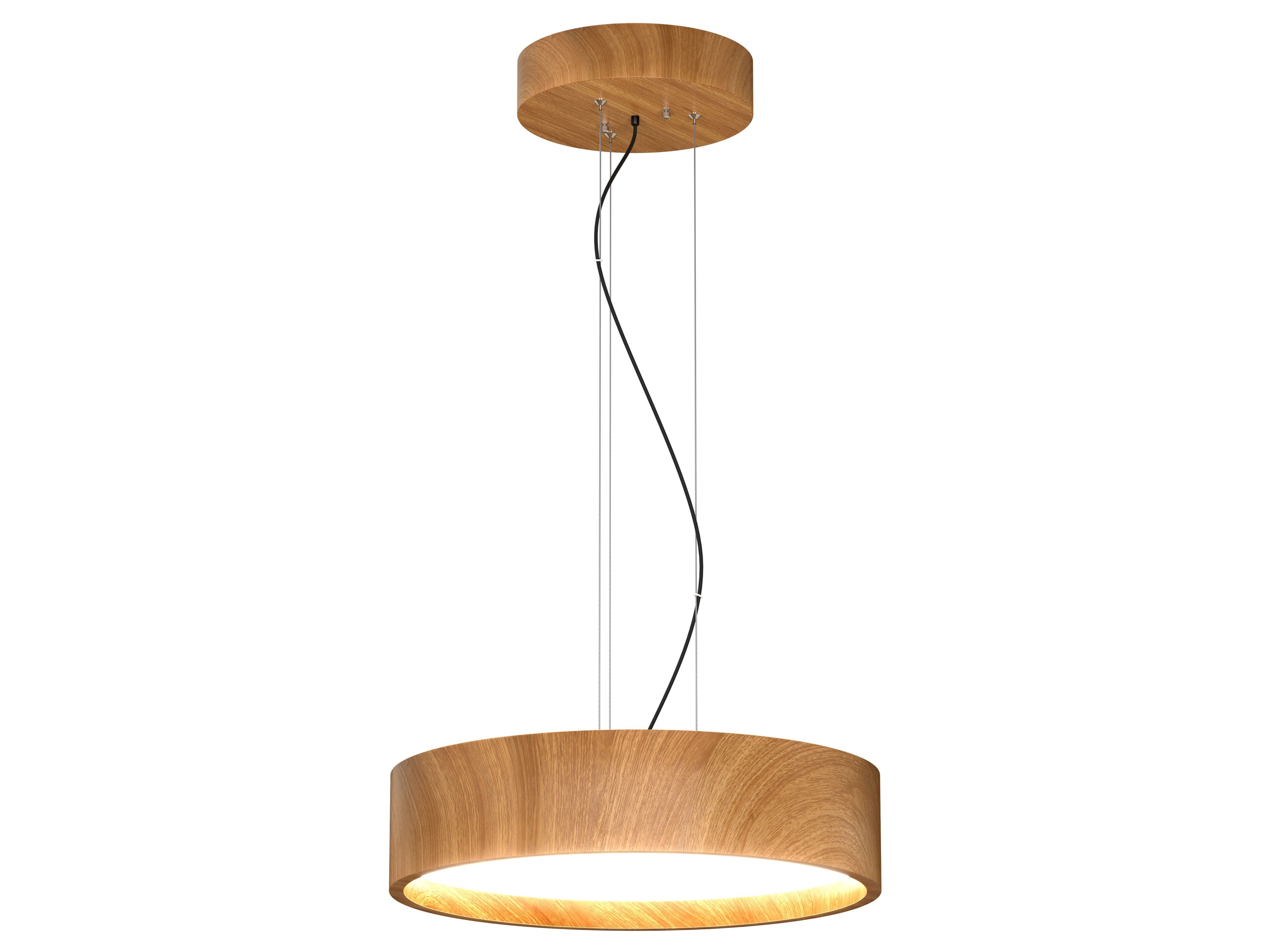 Деревянный эффект стальной светодиодный подвесной светильник Valaisin Grönlund дуб ARCH-00130556