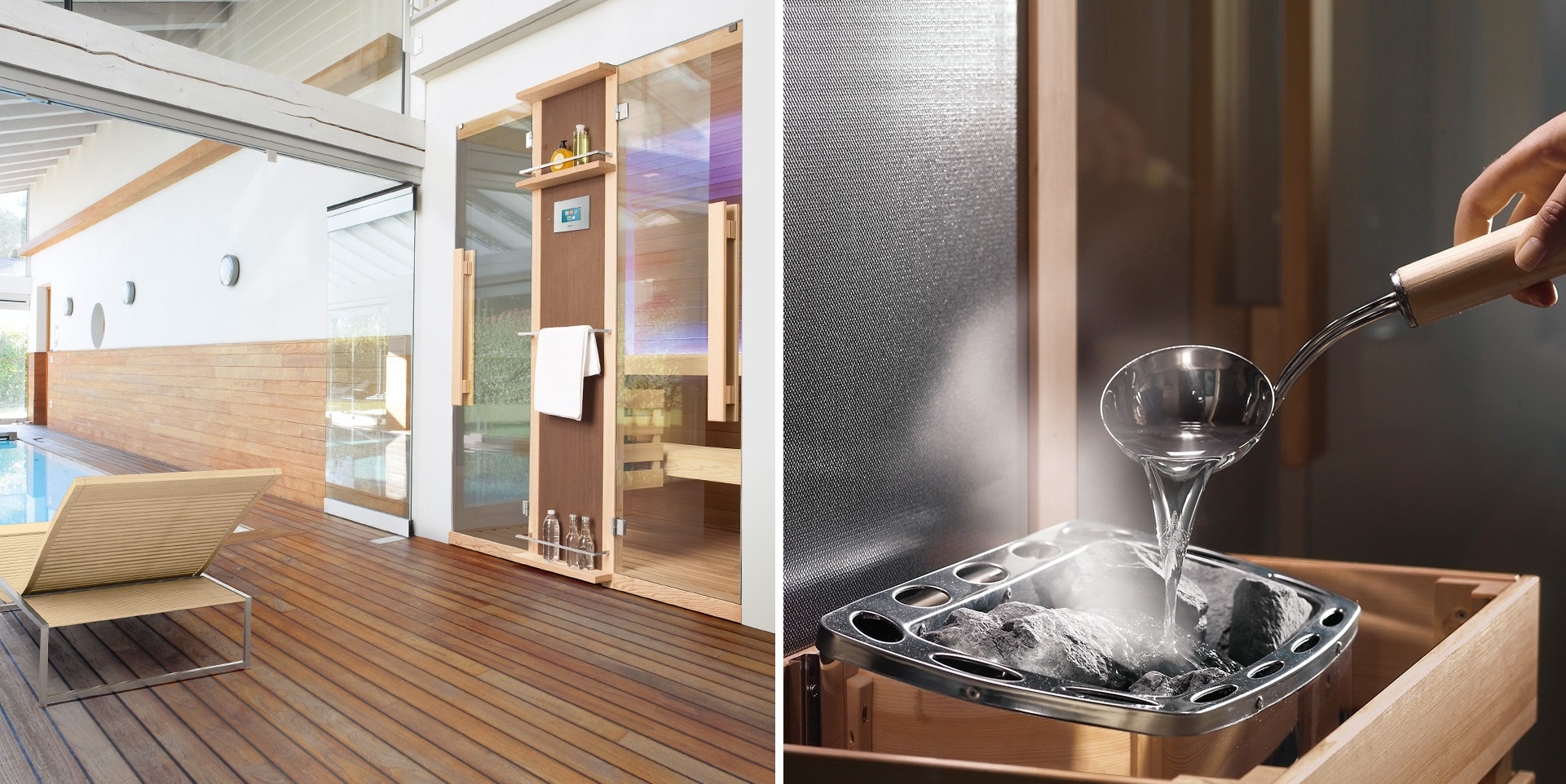 Домашняя сауна 165x127 пристенная Cuna Gruppo Geromin SSDCU1P5NH - Вид №1