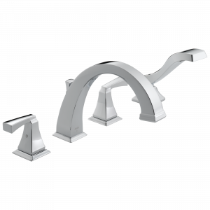 T4751-CZ Римская ванна с ручным душем Delta Faucet Dryden Шампанское бронза