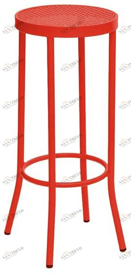 iSimar Высокий садовый табурет из стали Puerto 8088