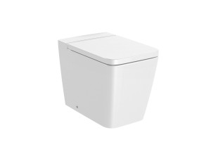 AZ34753000 SQUARE - Подвесной унитаз без ободка с двойным сливом (включает чашу и плавно закрывающуюся крышку) ROCA Inspira