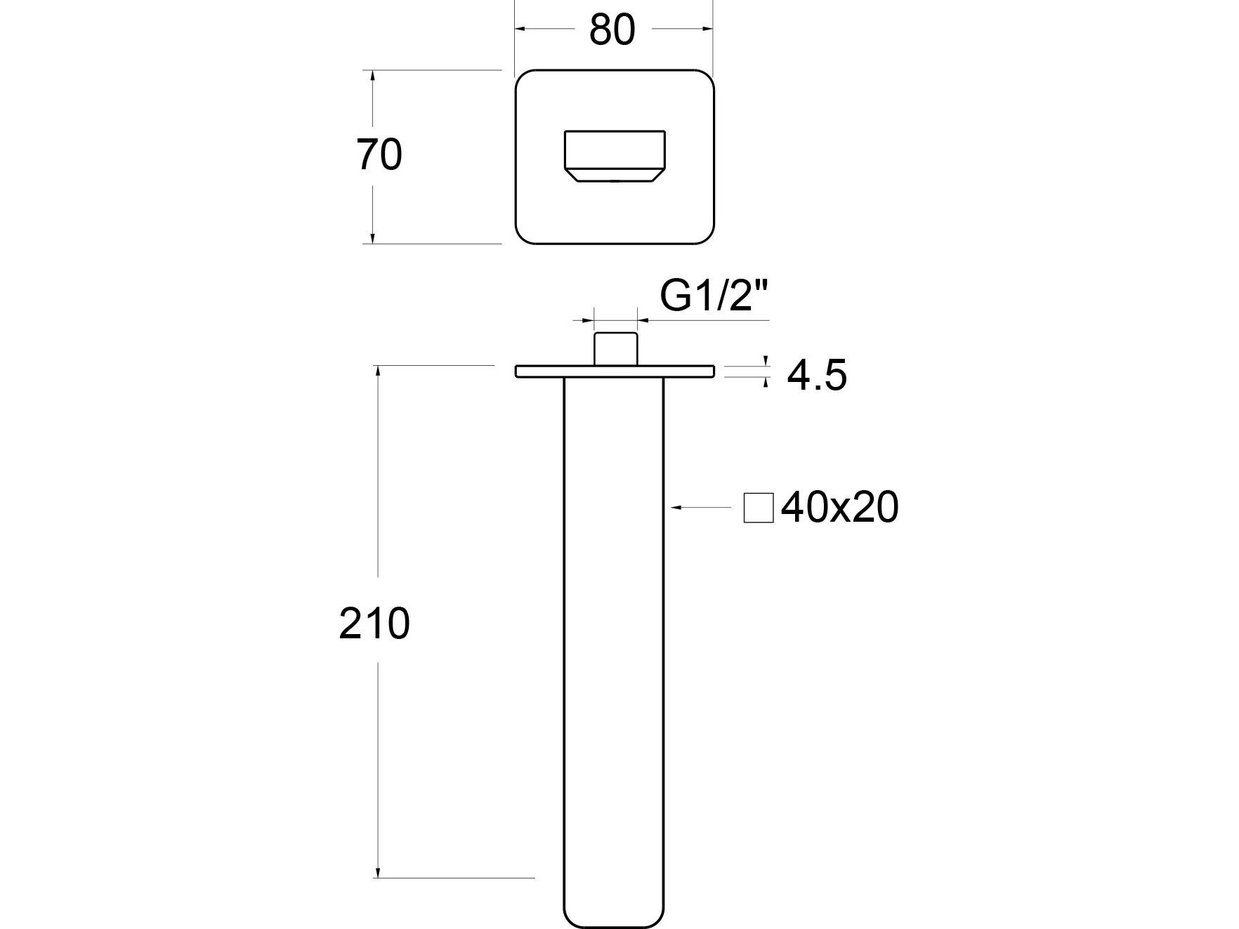 Настенный дозирующий носик GUGLIELMI RUBINETTERIE GX ARCH-00057030 - Вид №2