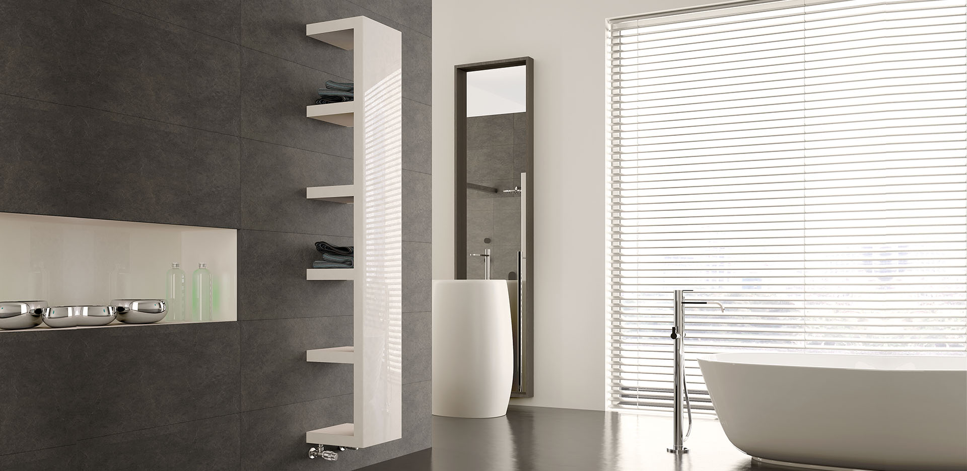 Bemm Дизайнерские радиатор Пуристический;индивидуальный Quadraqua sun-id-1224959 - Вид №1