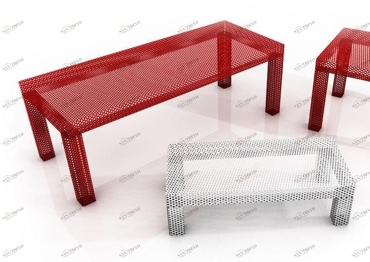 GARDA DESIGN Прямоугольный стол из листового металла sun-id-1471932