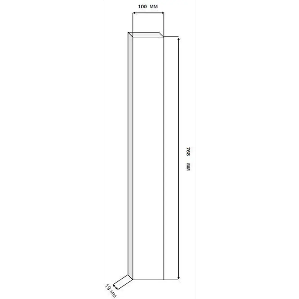 Фальшпанель для кухонного шкафа KONSENSA Оксфорд New 10×77 см цвет слоновая кость 89415859 STLM-1585246 - Вид №2