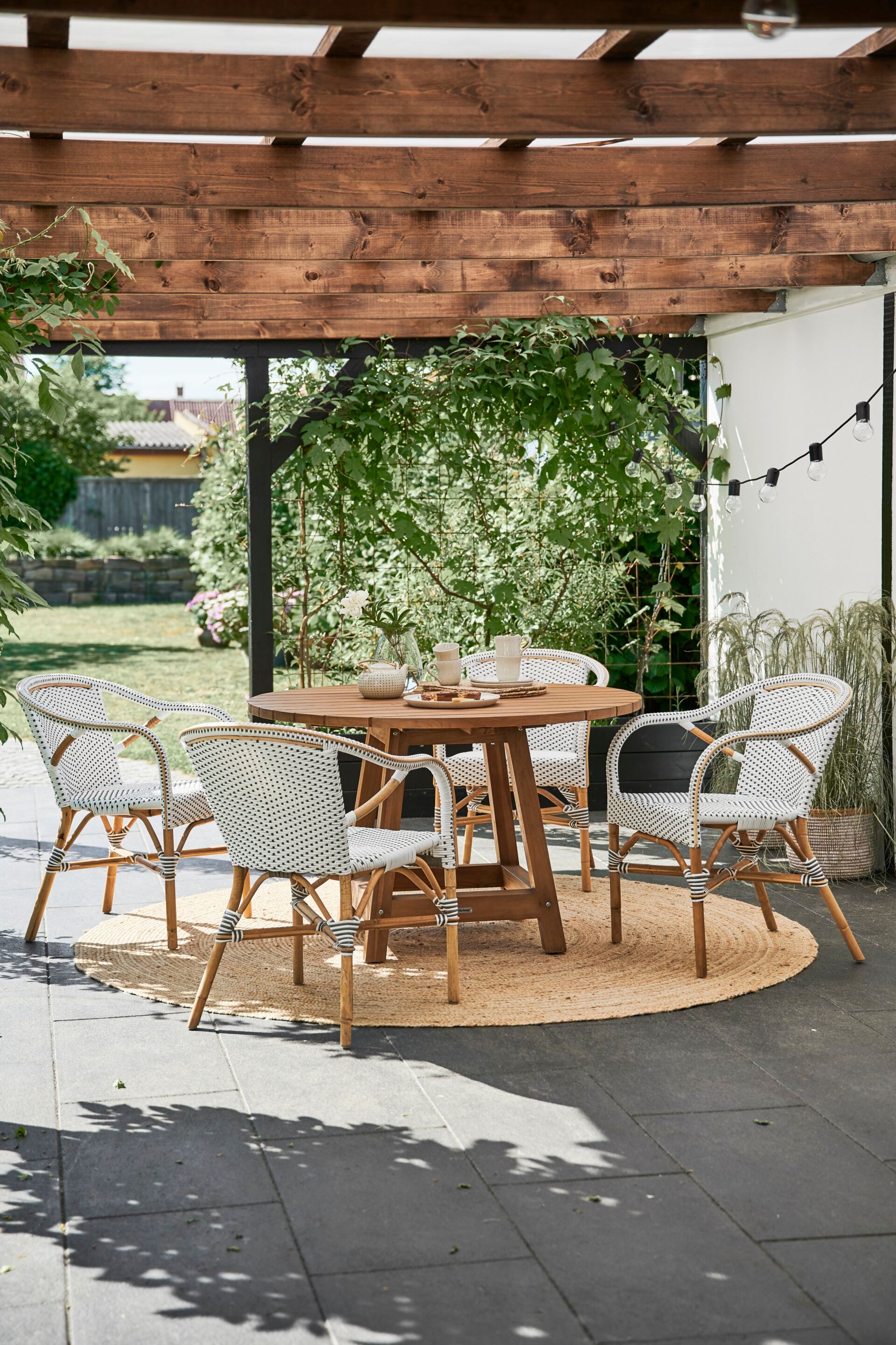 Стул из ротанга и ArtFibre® с подлокотниками Sika Design Affäire ARCH-00054297 - Вид №1