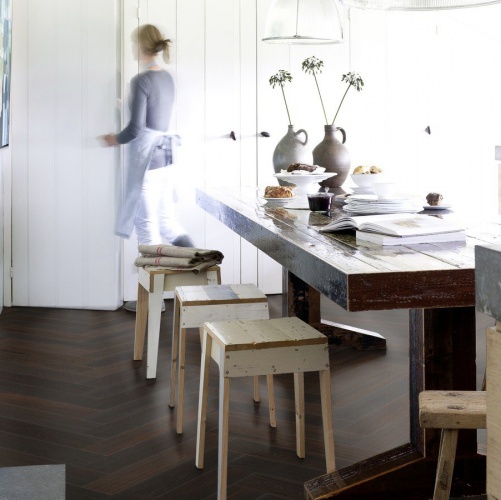 Паркет Ёлка Solidfloor New classic Лувр 1126206 Дуб Натур (Рельефная) 610х122 мм 1500200201 - Вид №14