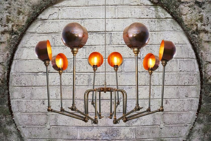 Mullan Lighting Регулируемая люстра из латуни  Mlf184  - Вид №14