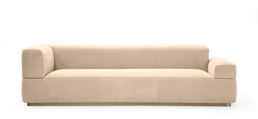 Aston Martin 3-х местный диван из нубука V255 sun-id-1464495 - Вид №1